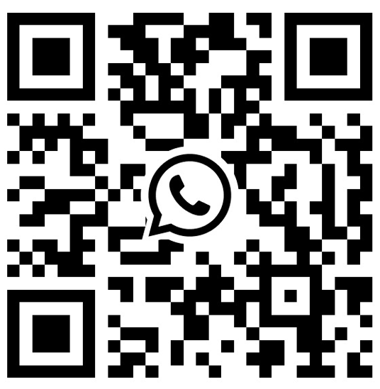 WhatsApp QR code — scan to chat with Tok Vision